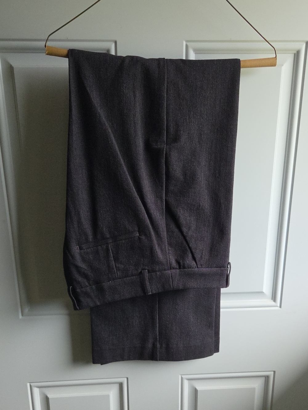 Charcoal Editor Stretch Mid Risel Trouser - Picture 4 of 5